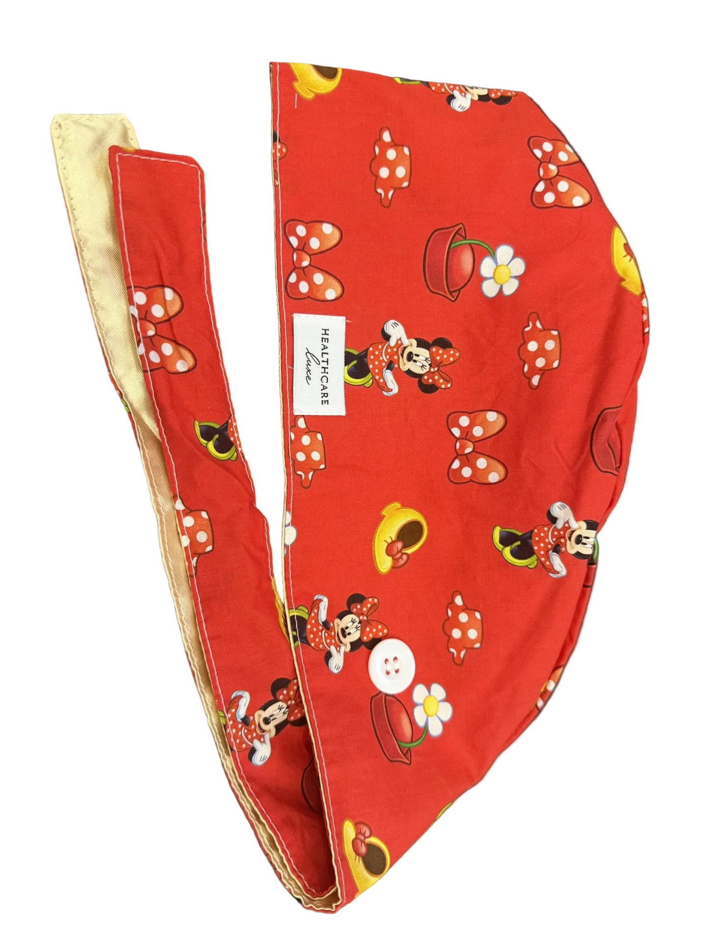 Minnie Mouse Red Scrub Cap