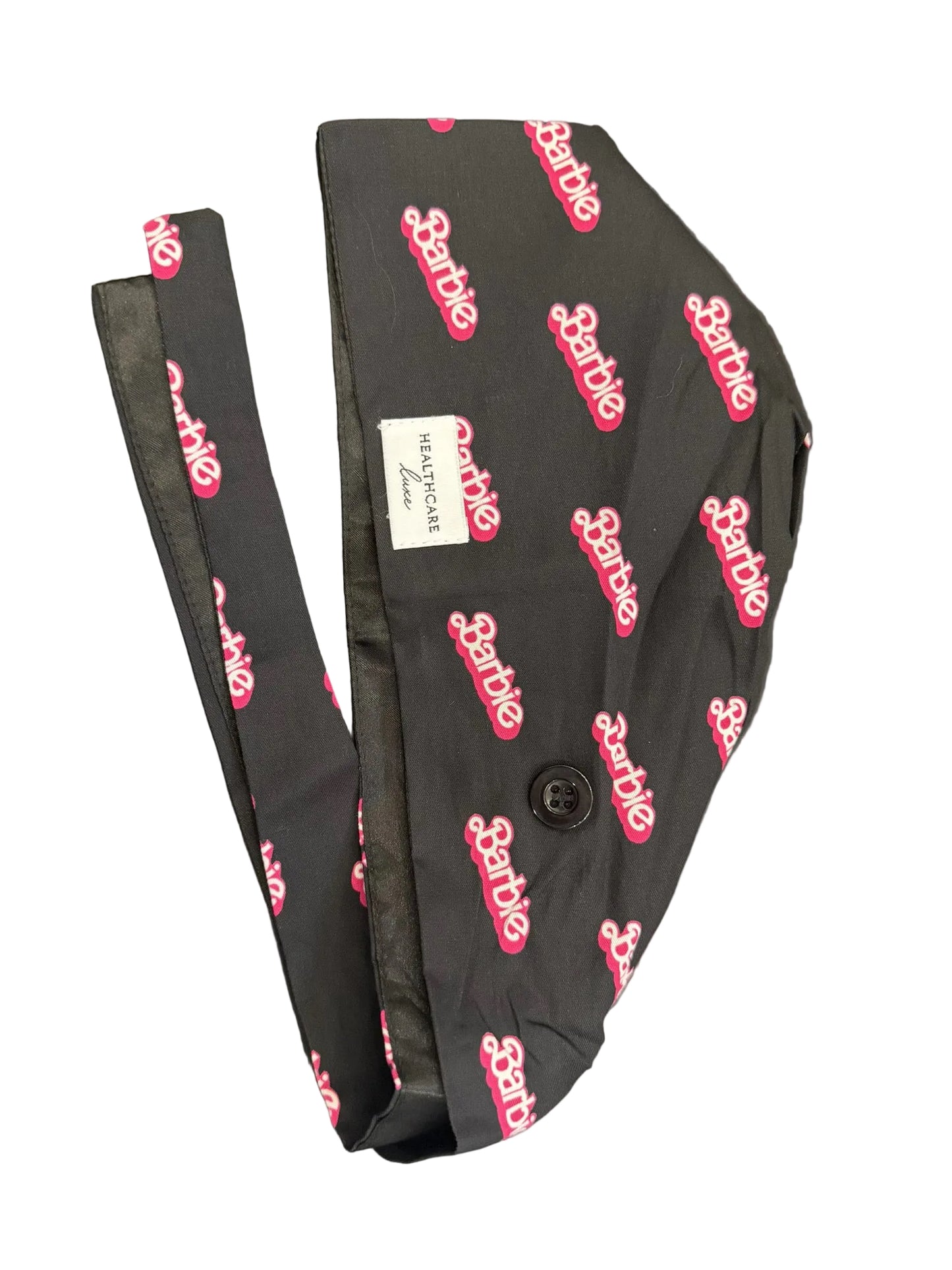 Barbie Logo Scrub Cap – Black Edition