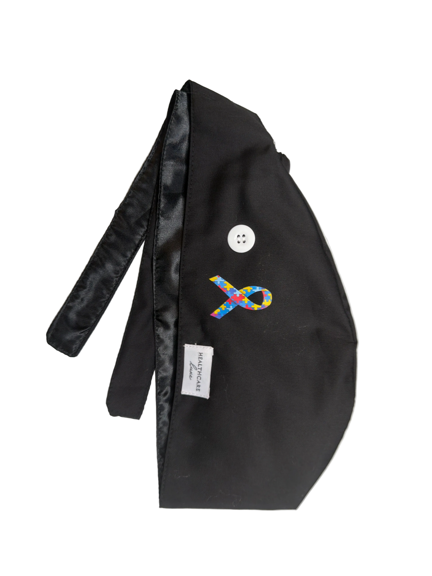 🧩 It's Okay to Be Different – Autism Awareness Satin-Lined Scrub Cap